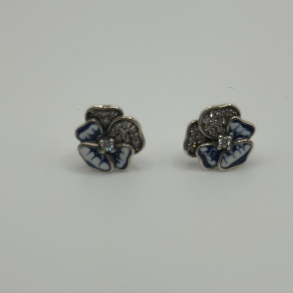 Pandora Crystal Earrings - Picture 3 of 7